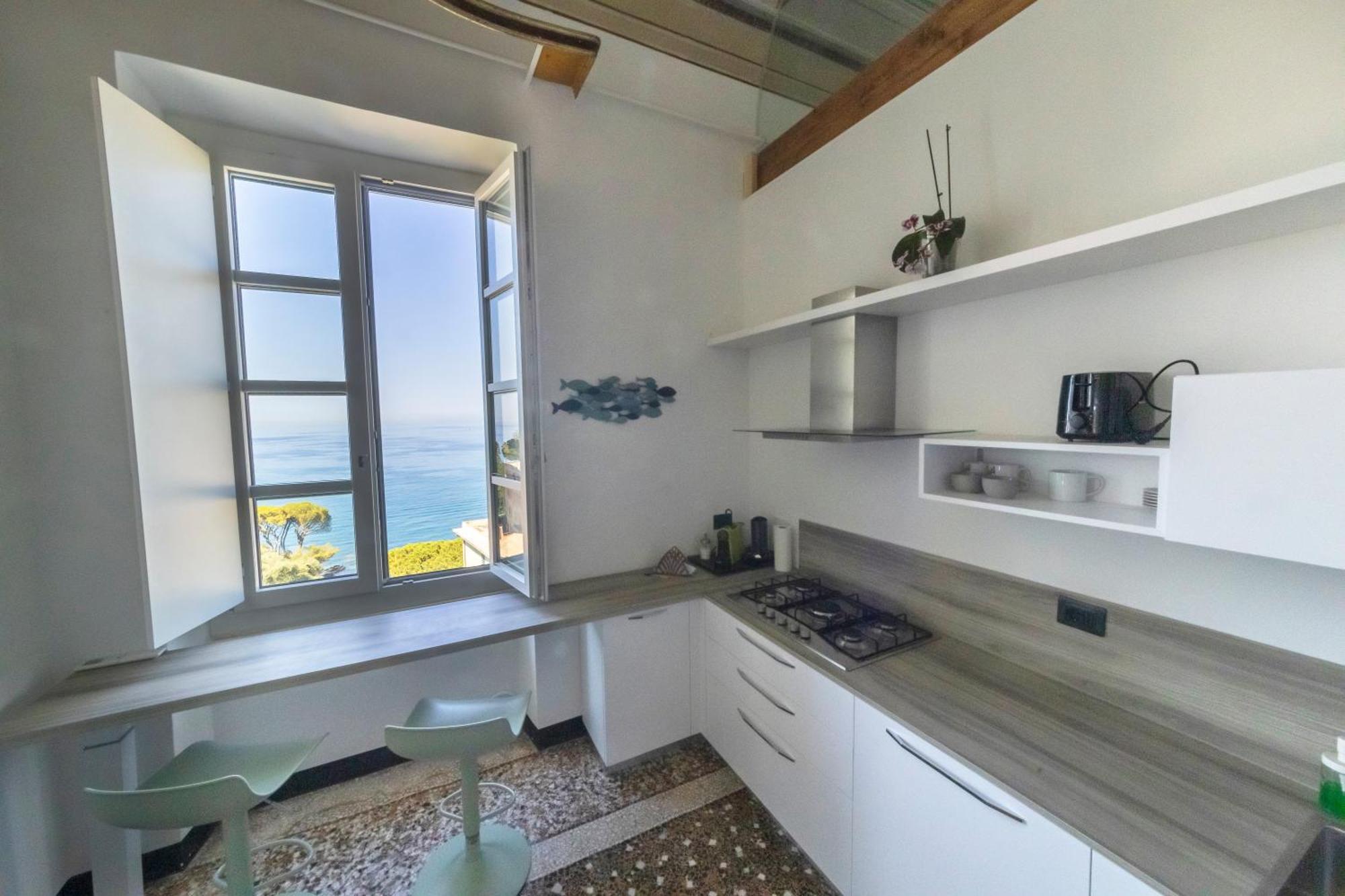 Villa Baia Dei Frati Recco Bagian luar foto