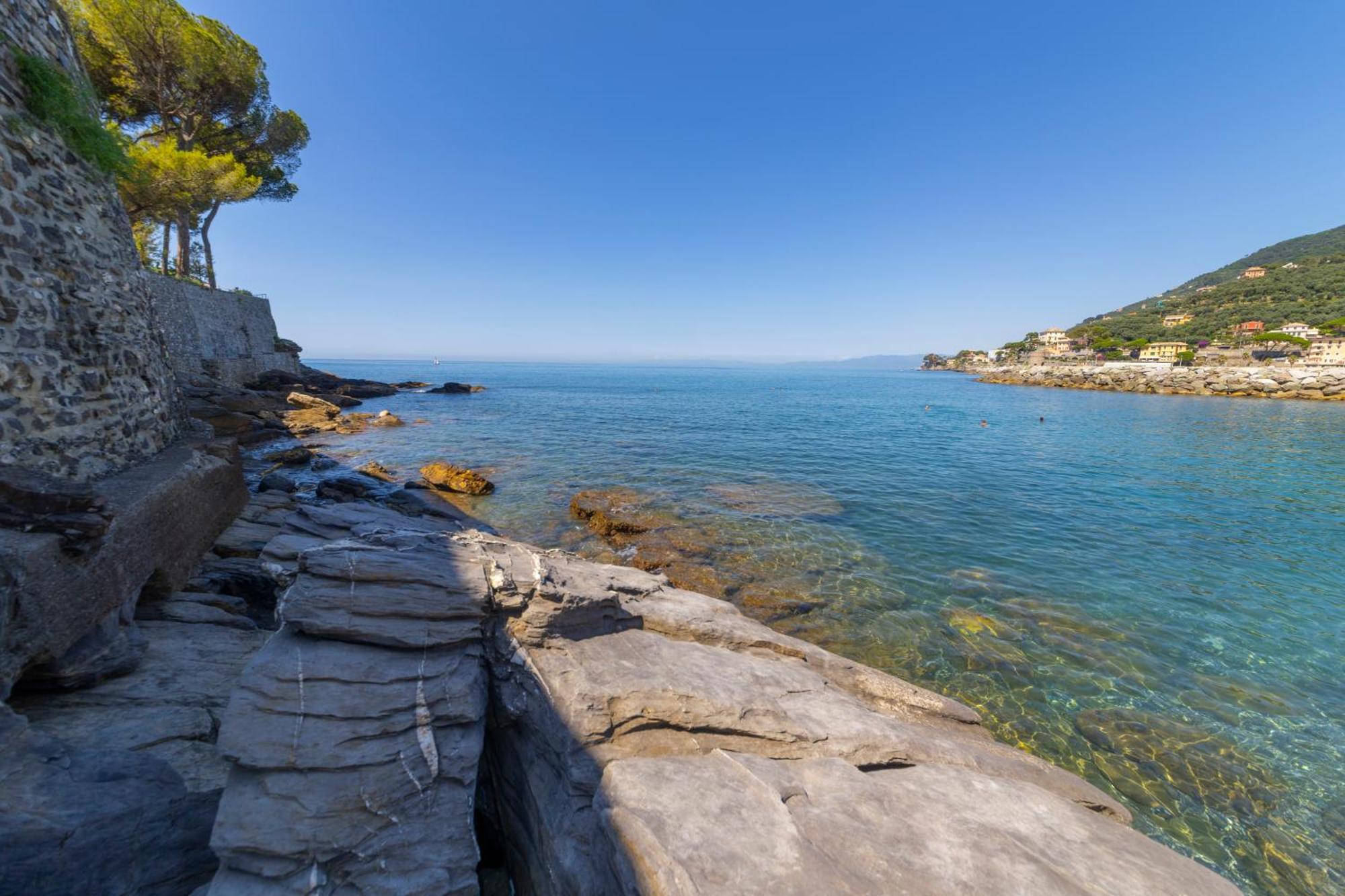 Villa Baia Dei Frati Recco Bagian luar foto